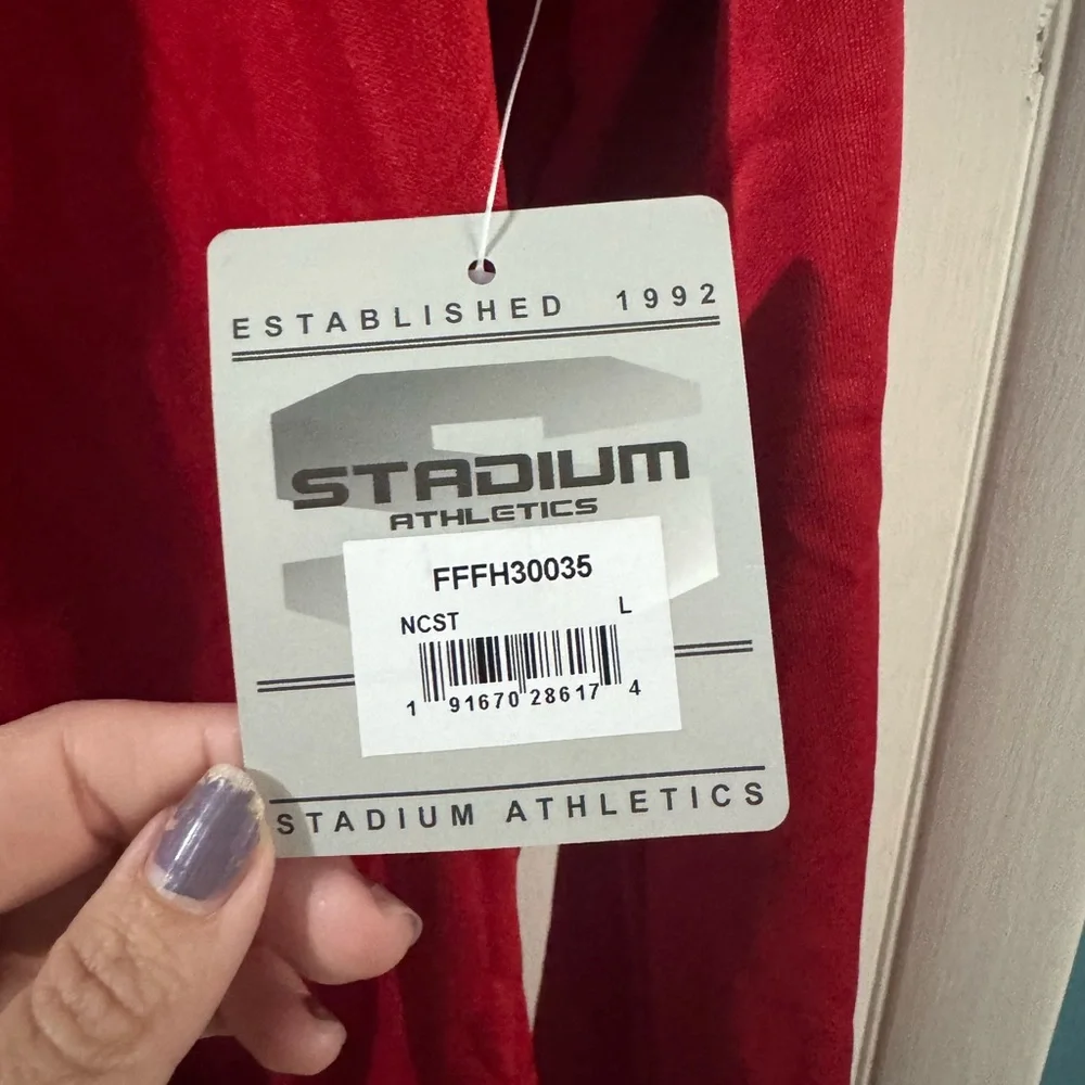 Stadium Athletics NC State Large Funnel Neck Sweatshirt - Picture 4 of 5